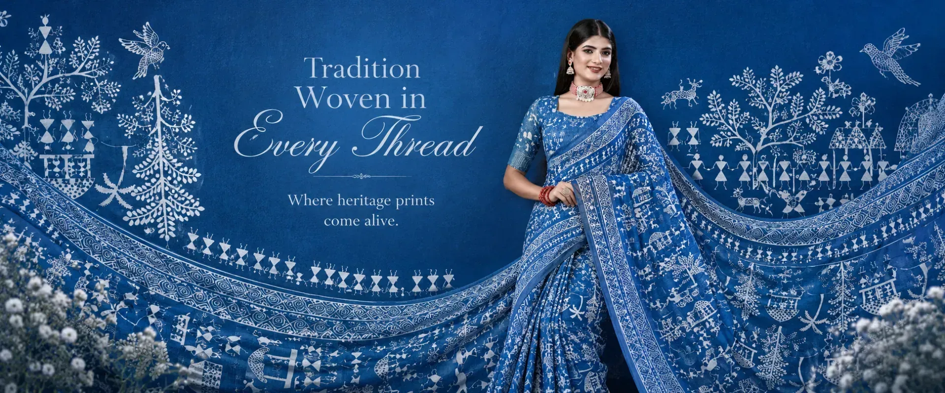Alpha Digital Saree Collection